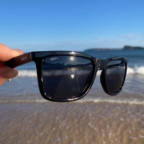 VIENTO POLARIZED SUNGLASSES (BLACK/SMOKED)