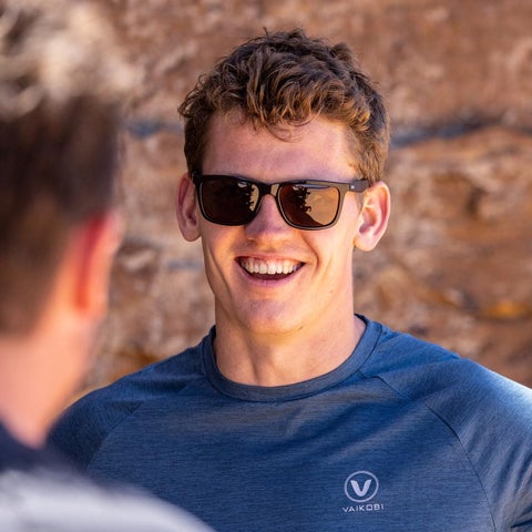 GARDA POLARIZED SUNGLASSES (BLACK/AMBER)