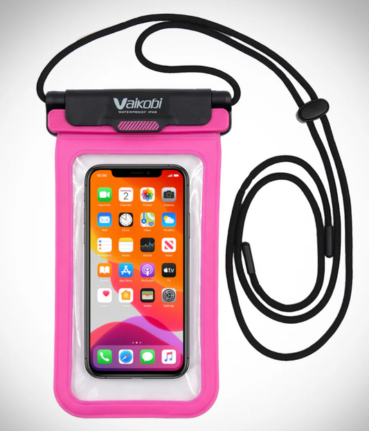 Vaikobi Waterproof Phone Case- Pink