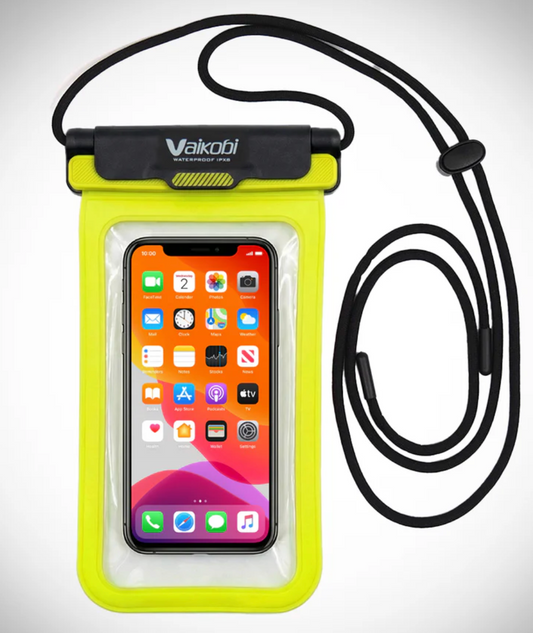 Vaikobi Waterproof Phone Case- Yellow